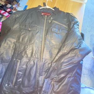 Blair Underwood leather jacket